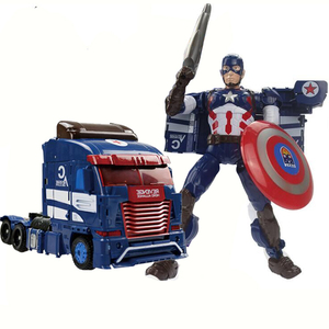 おもちゃ 合金 変形 ロボット JINJIANG JJ608 Captain America