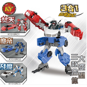 おもちゃ 変形 ロボット KAIYU TOYS KY310RC1~KY310RC3 3体合体で巨大ロボット 3体セット