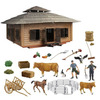 子供おもちゃ 動物農場 知育玩具 楽しいギフト  机の装飾 贈り物 4タイプ　