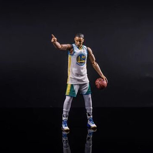 バスケットボール NBA スター Stephen Curry 220mm PVC製 塗装済み可動フィギュア