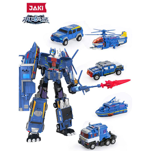 おもちゃ 変形 ロボット JAKI TOYS JQ6113-1--JQ6113-5  ULTRA SWAT 5体合体で巨大ロボット