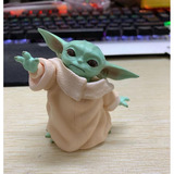 おもちゃ baby yoda 80mm 不可動 塗装済みアクションフィギュア