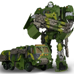 おもちゃ  変形 ロボット JINJIANG JJ119 ハウンド Hound 300mm 拡大版 グリーン