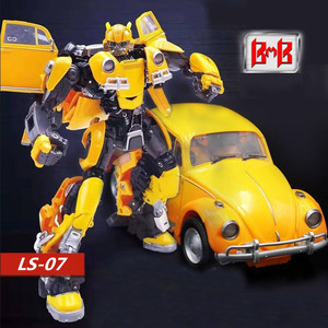 問題品 特別セール おもちゃ 合金 変形 ロボット BlackManBa BMB LS-07 165mm バンブルビー Bumblebee