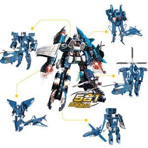 おもちゃ 合金 変形 ロボット KAIYU TOYS KY312LC2 獵鷹突襲 5体合体で巨大ロボット 5体セット