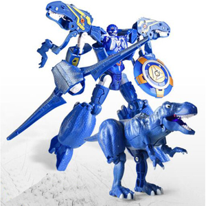 おもちゃ  変形 ロボット GOGOSHOU TOY C993 恐竜 ブルー