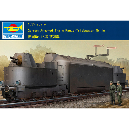 おもちゃ TRUMPETER TOYS 00223 1:35 Scale German Armored Train Panzer Triebwagen Nr.16 組み立ておもちゃ子供向け